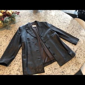 Lord and Taylor leather jacket. Size L.